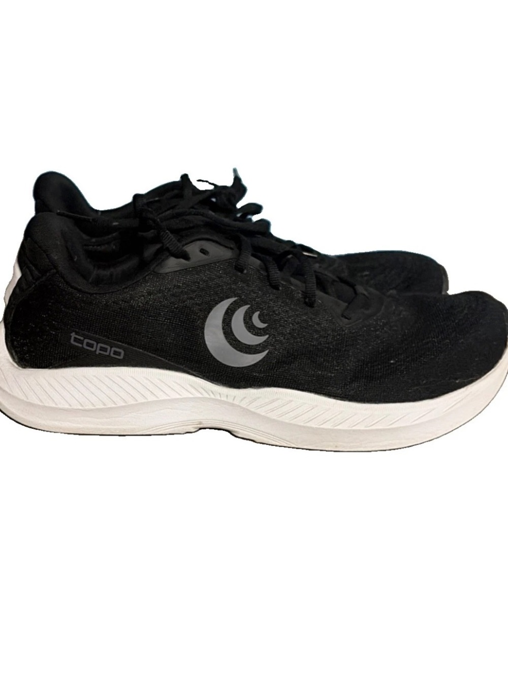 Topo Athletic Fli Lyte 5 Black White Running Shoes Sneakers Mens Size 9